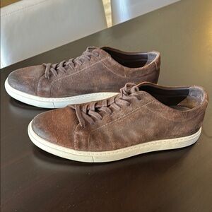 Allen Edmonds Canal Court sneaker in brown Suede Men's Size 12